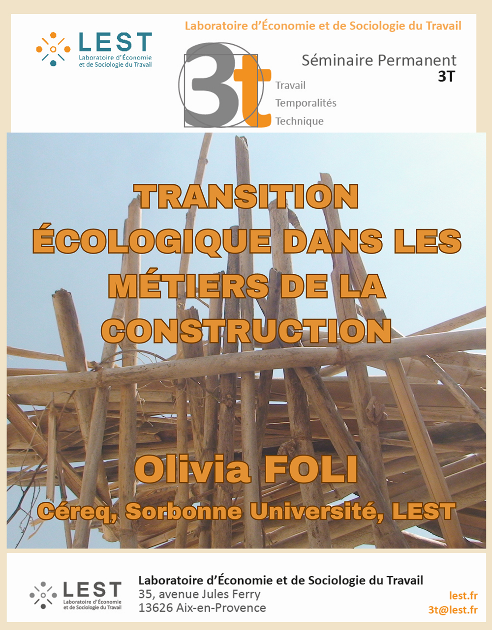 Transition écologique dans les métiers de la construction - Olivia Foli