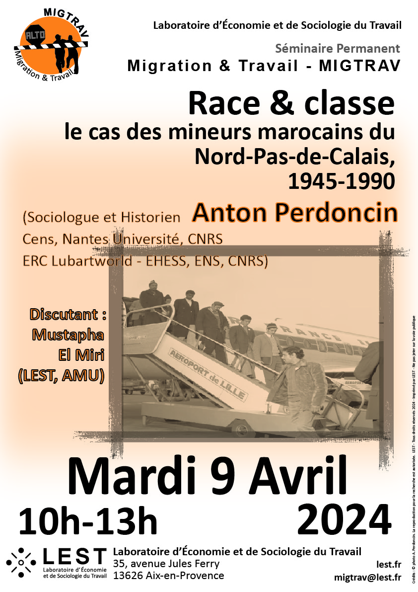 Race & classe, le cas des mineurs marocains du Nord-Pas-de-Calais, 1945-1990