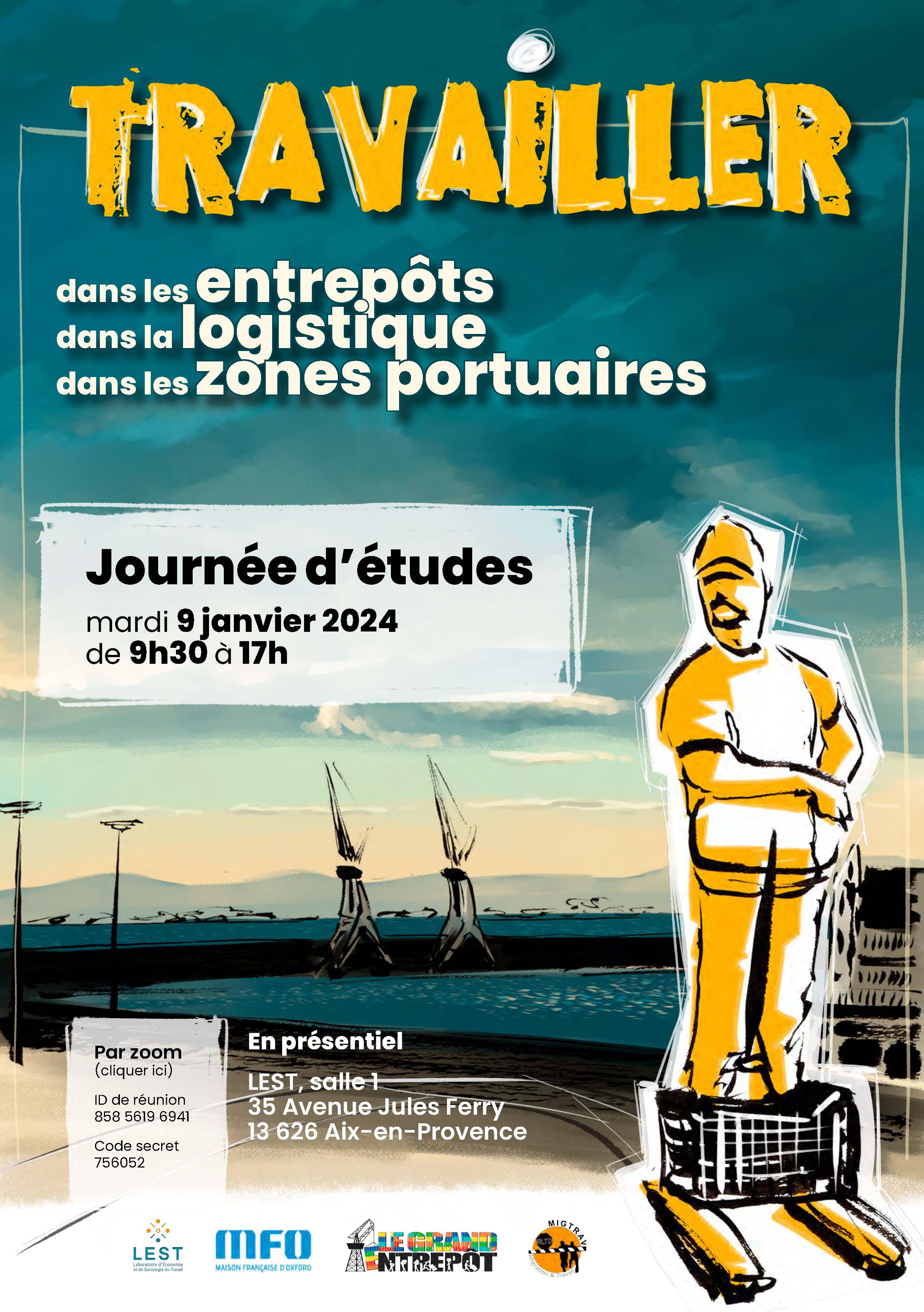 JE "Travailler dans la logistique. Que se passe t'il dans les Entrepôts, les Zones Portuaires, les Zones Libres ?"