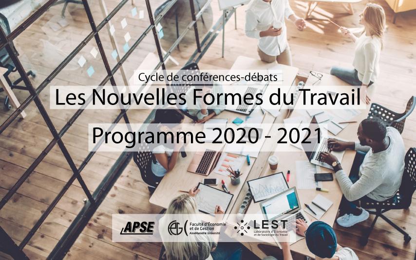 Conférences "Les nouvelles formes du travail" : programme 2020-2021
