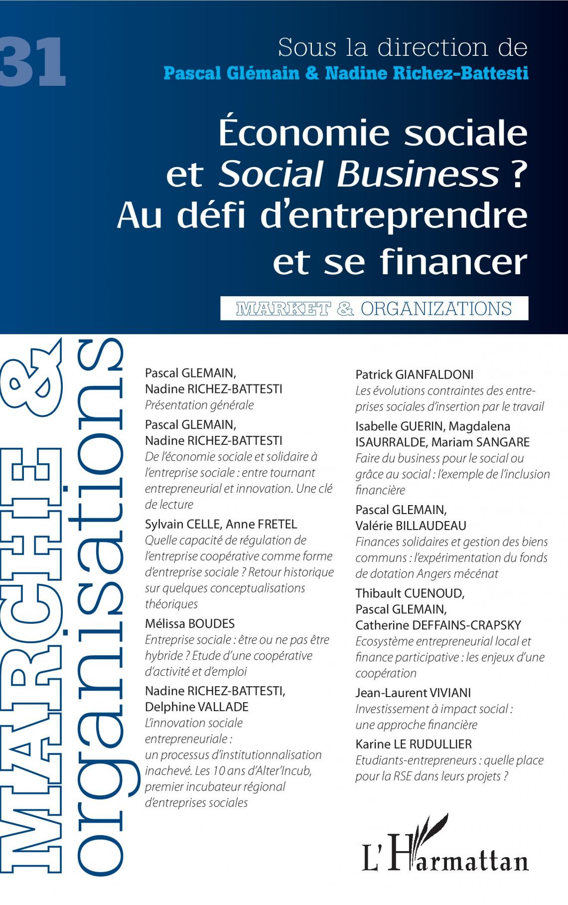 Marchés et 0rganisations n°31 