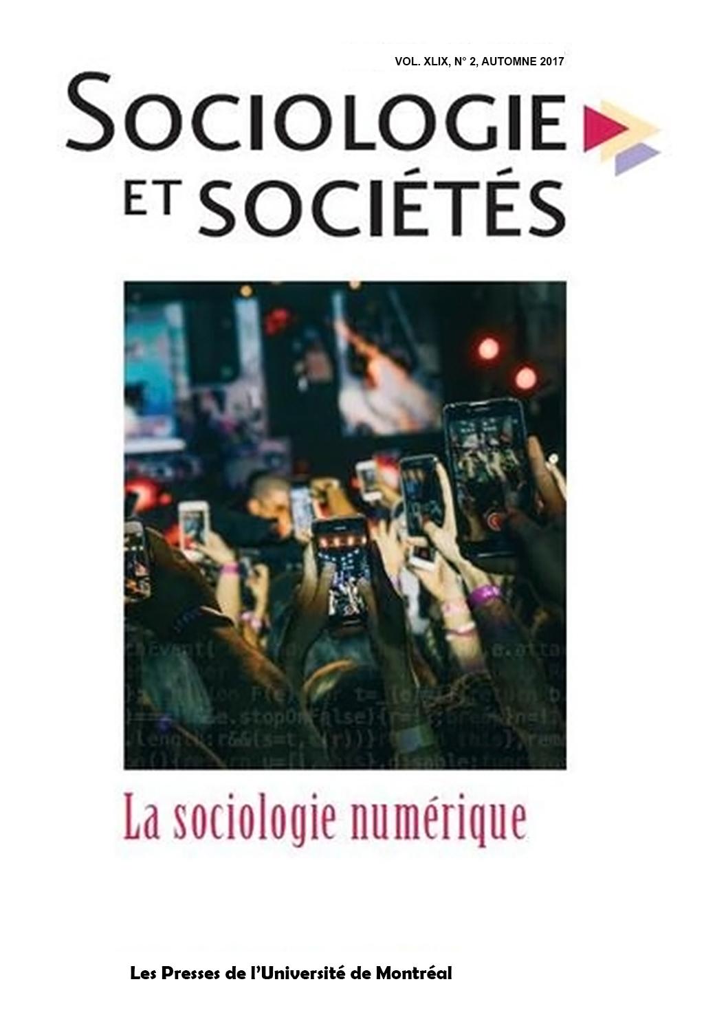 Sociologie et Sociétés volume 49, n°2