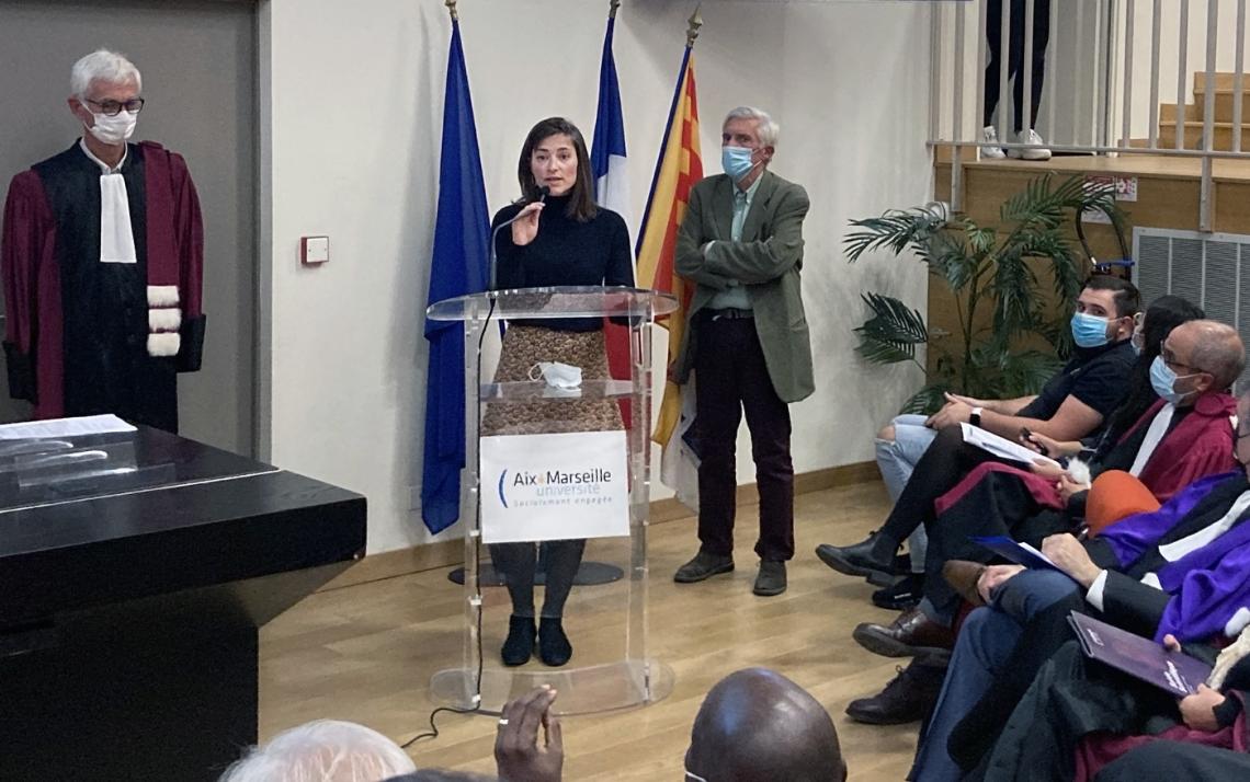 Yolaine Gassier lauréate du prix de thèse Aix-Marseille Université 2021