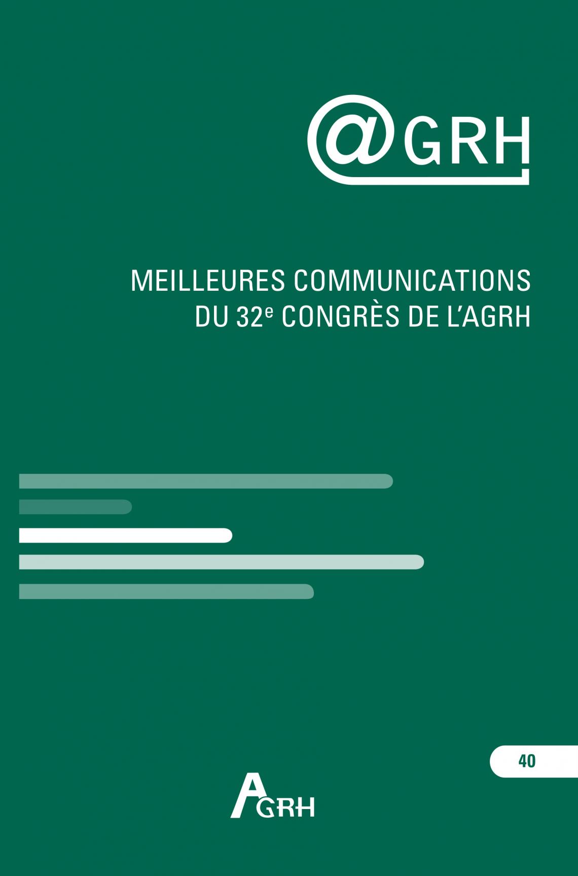 Angélique Vuilmet dans les meilleures communications de l'AGRH 2021