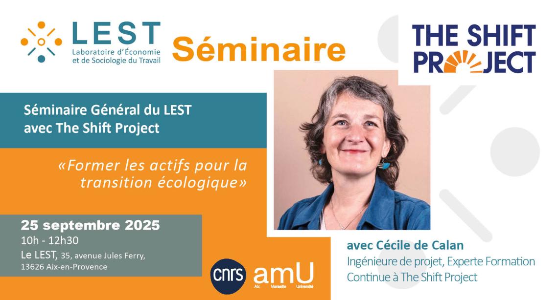Séminaire Général du LEST avec The Shift Project