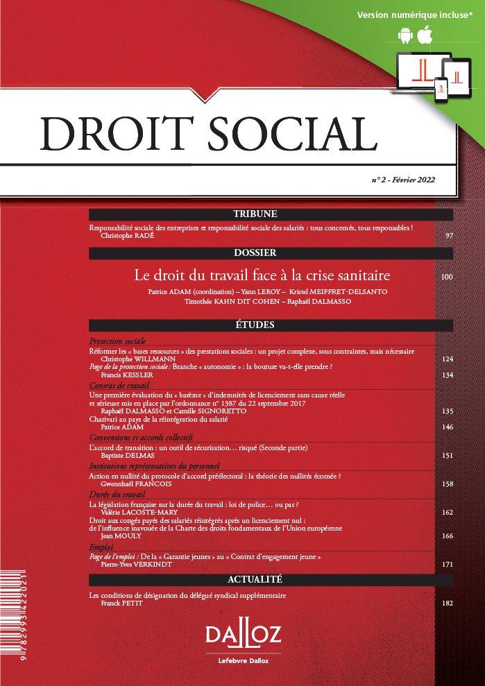 Raphaël Dalmasso, Camille Signoretto. Une première évaluation du « barème » d’indemnités de licenciement sans cause réelle et sérieuse mis en place par l’ordonnance n° 1387 du 22 septembre 2017. Droit Social, 2022, 2, pp.135-145. ⟨halshs-03574803⟩