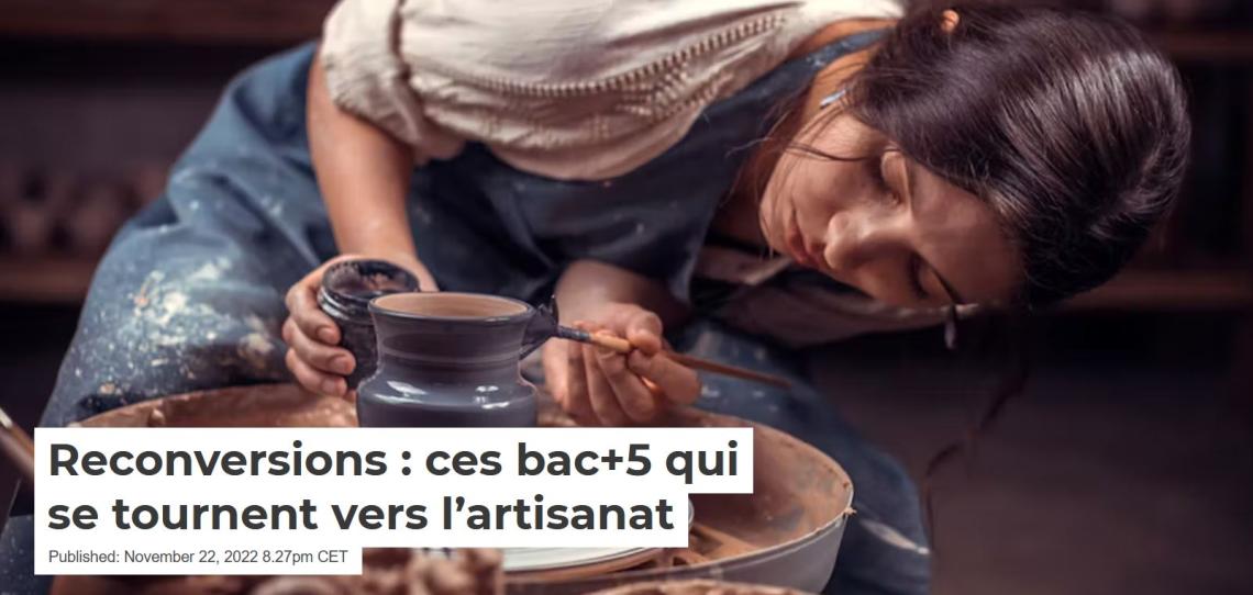 Reconversions : ces bac+5 qui se tournent vers l’artisanat