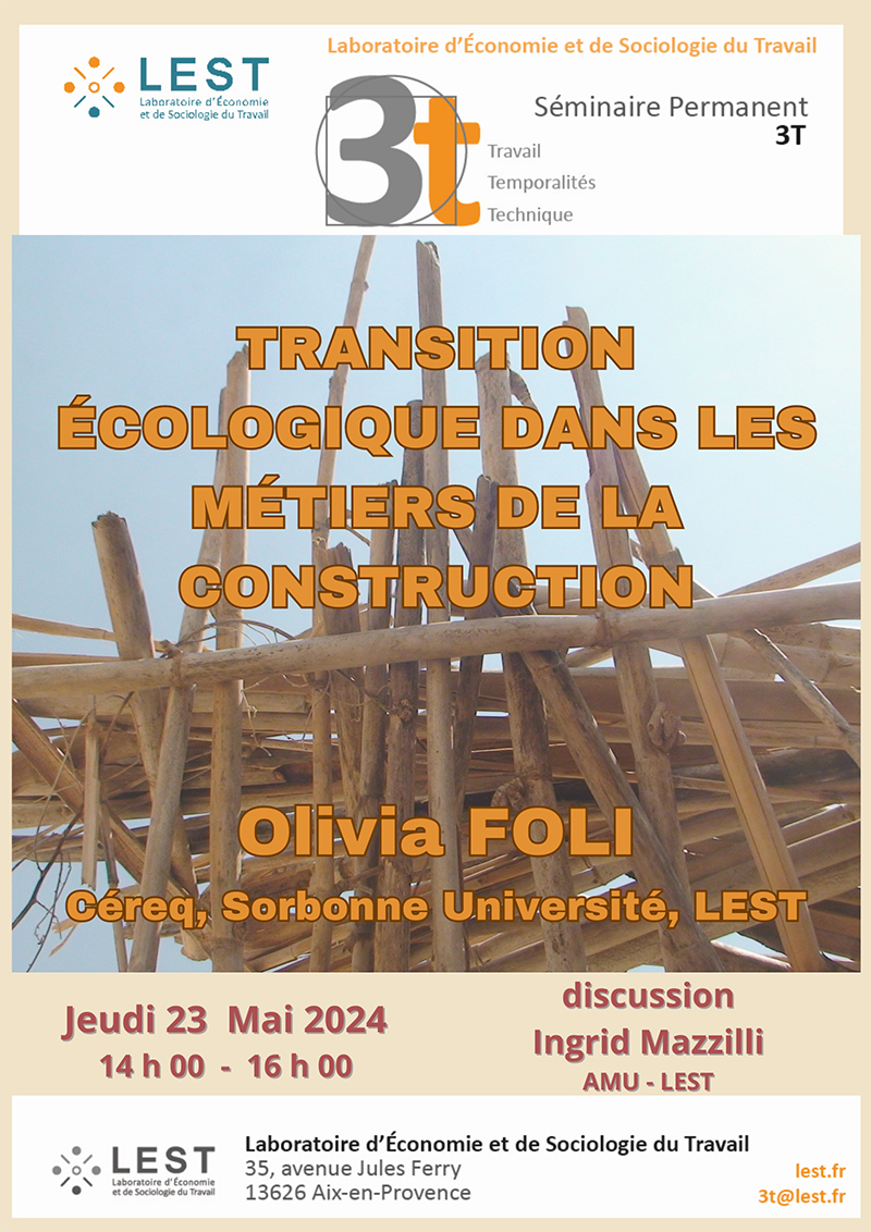 Transition écologique dans les métiers de la construction