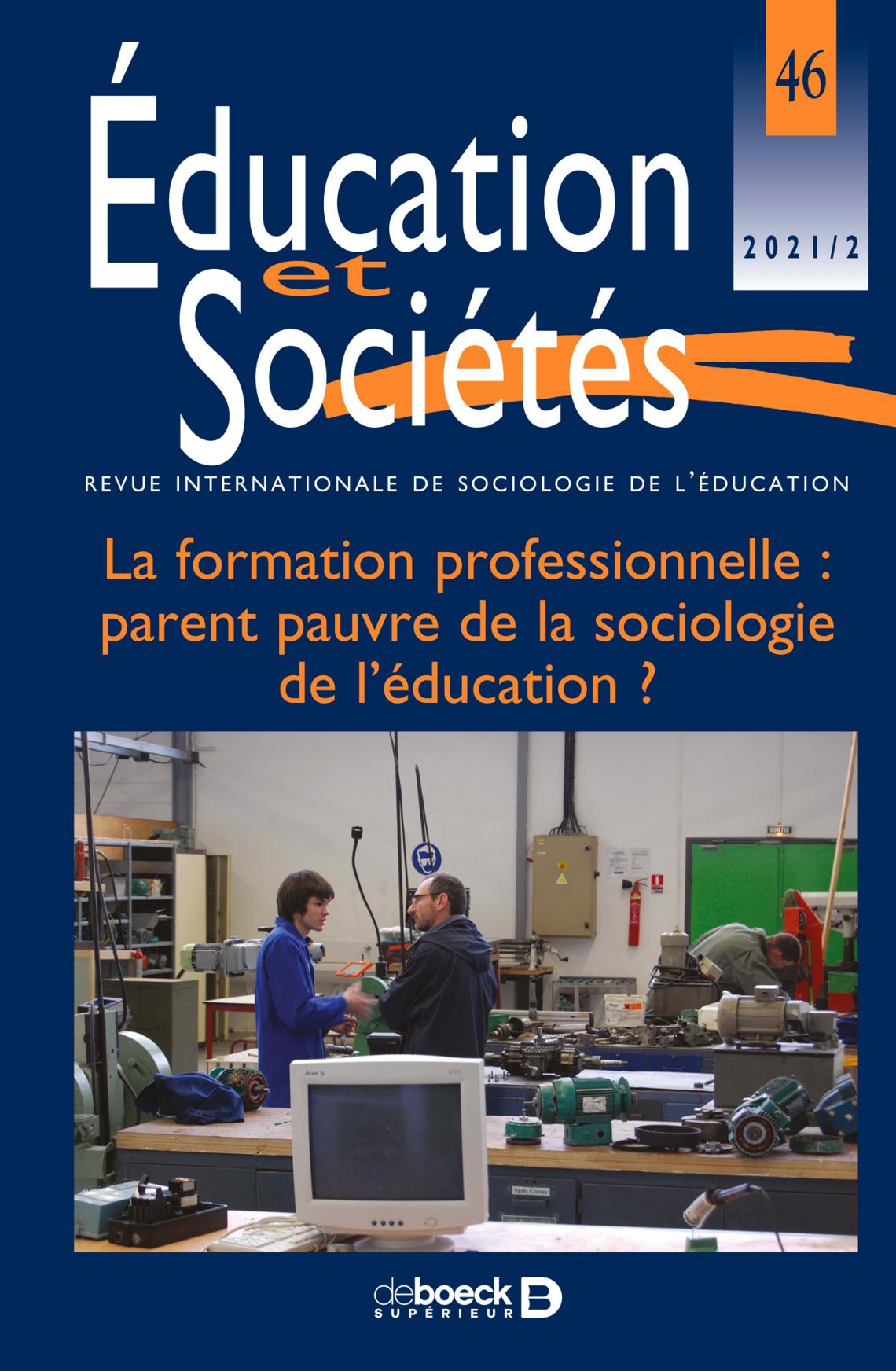Noémie Olympio, Alice Pavie et Eric Verdier dans Education & Sociétés 56