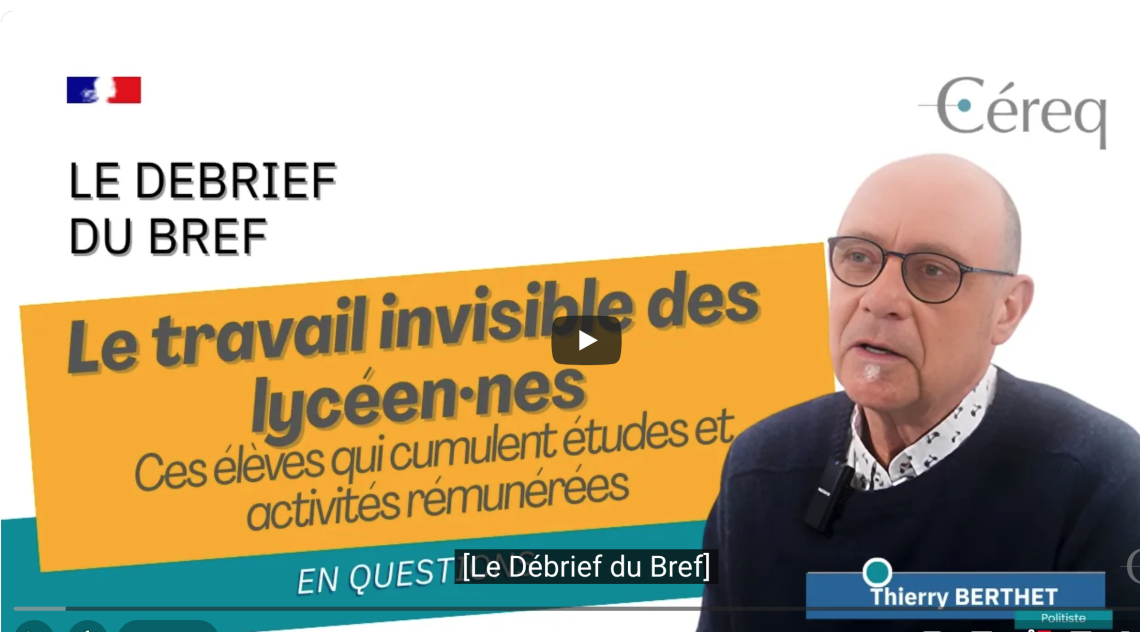 Le travail invisible des lycéen·nes