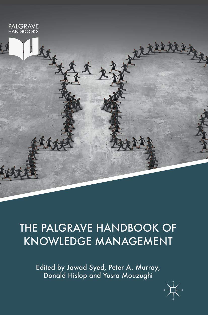 The Palgrave Handbook of Knowledge Management 